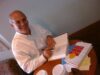 Setting Up Author Profiles Alan Webber signs my copy of his book