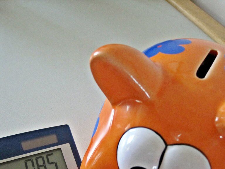 Piggy Bank and Calculator