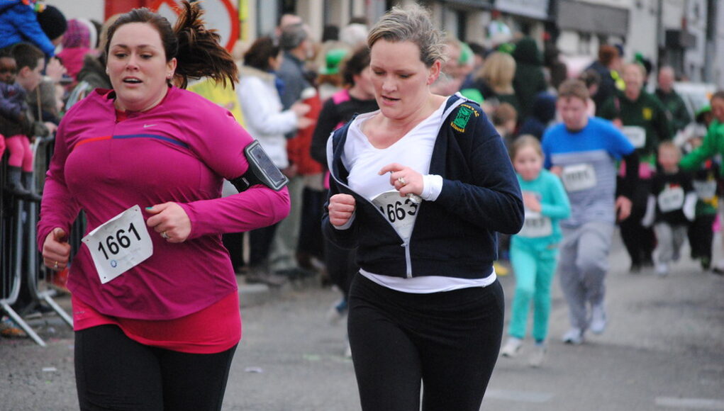 FINISH: The Paul Robinson Run For Rio 1 Mile Road Race - Kilcock - 17th March 2015