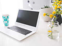 How to Start a Blog in 2026 (Complete Beginner Guide) coffee-desk-laptop-notebook